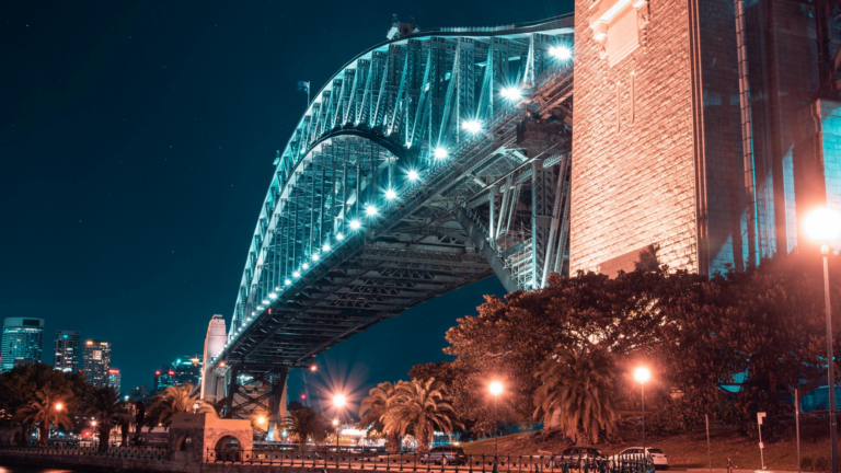 Harbour Bridge at Night for Blog 3 Teaching Jobs in Australia for South African Teachers